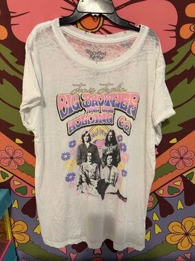 Recycled Karma Janis Joplin & Big Brother and the Holding Company Band Tee NWOT